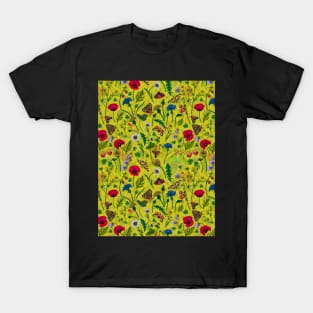 Wild flowers and moths T-Shirt